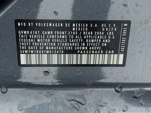 2026 Volkswagen Jetta SE Automatic - 22935903 - 30