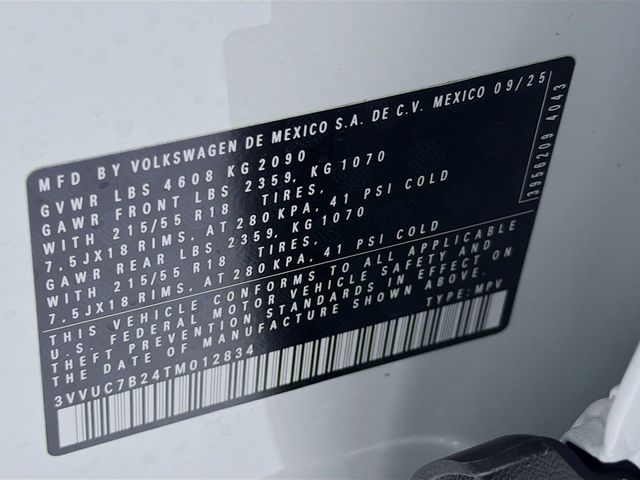 2026 Volkswagen Taos SE 4MOTION - 22964449 - 31