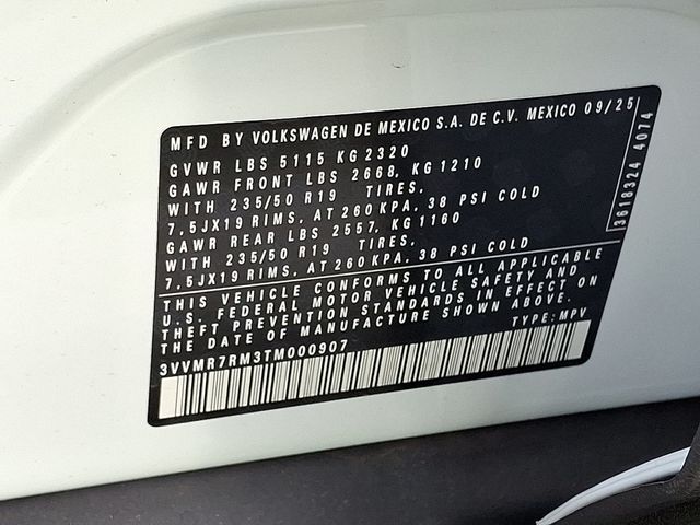 2026 Volkswagen Tiguan 2.0T SE 4MOTION - 22936754 - 19