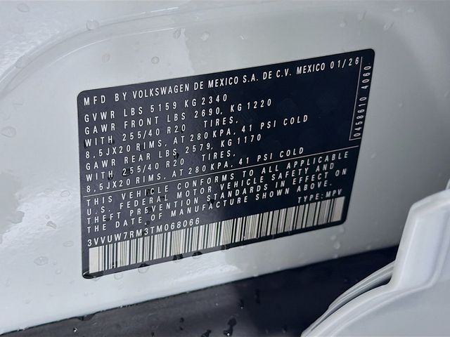 2026 Volkswagen Tiguan 2.0T SEL R-Line Turbo 4MOTION - 22989568 - 34