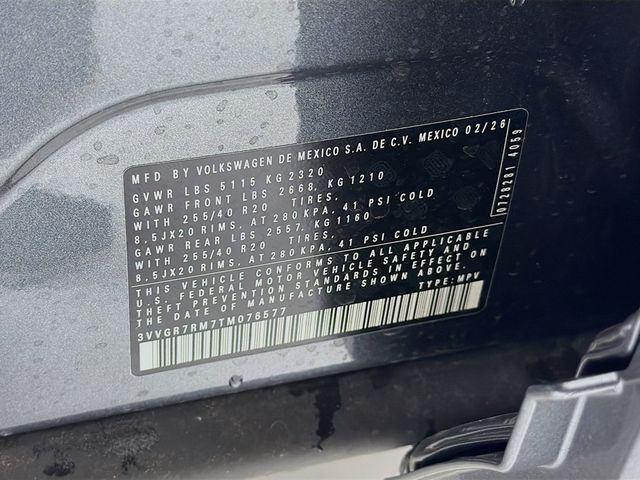 2026 Volkswagen Tiguan 2.0T SE R-Line Black 4MOTION - 22998038 - 33