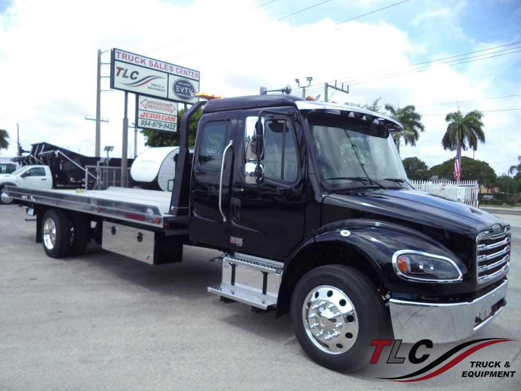 2027 Freightliner Business Class M2 106 Plus w/ 22' Alum JerrDan Car Carrier 22NGAF6T-LPW Rollback - 23038835 | Video 1