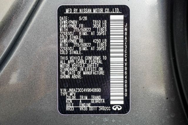 2027 INFINITI QX80 AUTOGRAPH AWD - 23034612 - 42