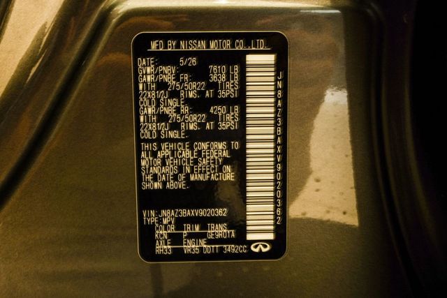 2027 INFINITI QX80 LUXE - 23034600 - 40