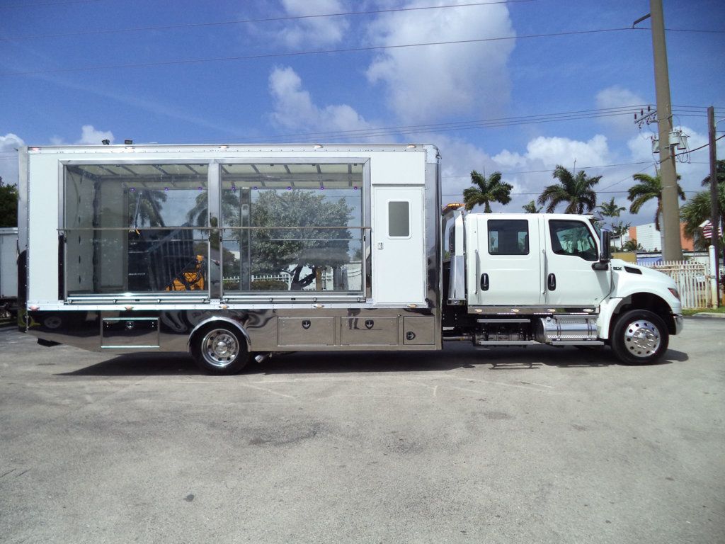 2027 International MV607 Crew Cab w/ JerrDan 22ft Enclosed Clear Sided TowBox Car Carrier - 23008747 - 17