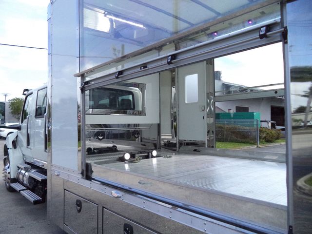 2027 International MV607 Crew Cab w/ JerrDan 22ft Enclosed Clear Sided TowBox Car Carrier - 23008747 - 27