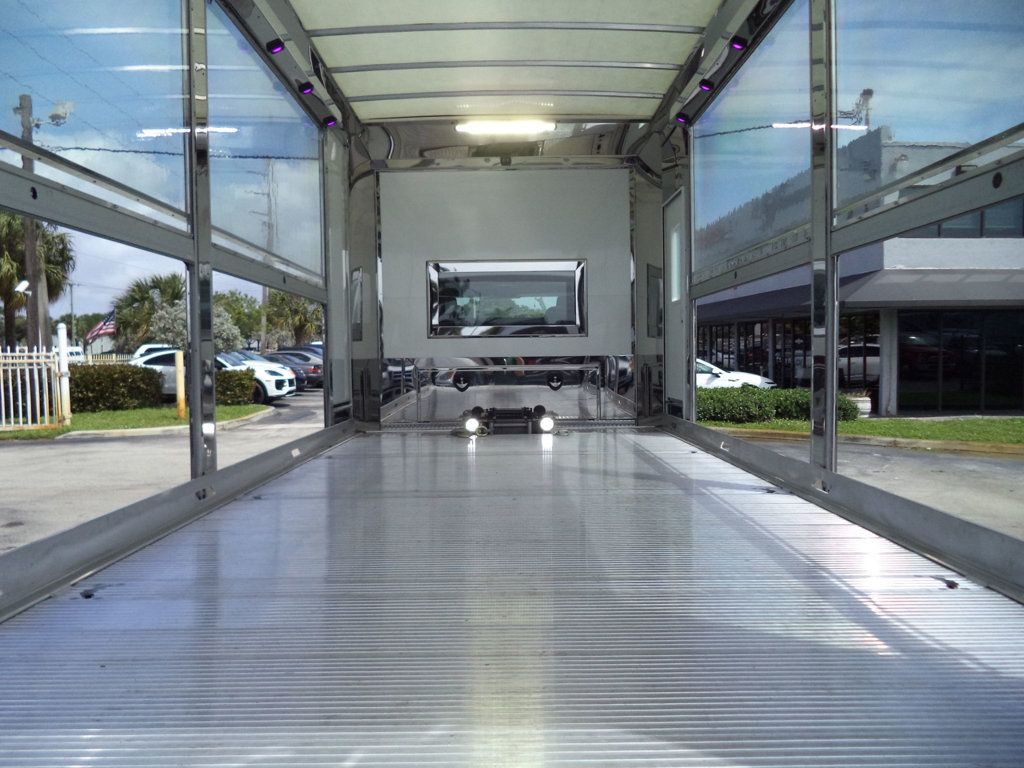 2027 International MV607 Crew Cab w/ JerrDan 22ft Enclosed Clear Sided TowBox Car Carrier - 23008747 - 30
