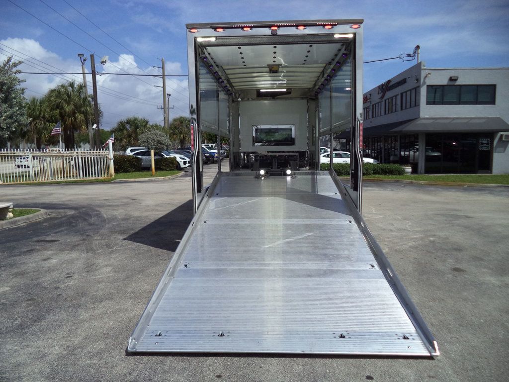 2027 International MV607 Crew Cab w/ JerrDan 22ft Enclosed Clear Sided TowBox Car Carrier - 23008747 - 37