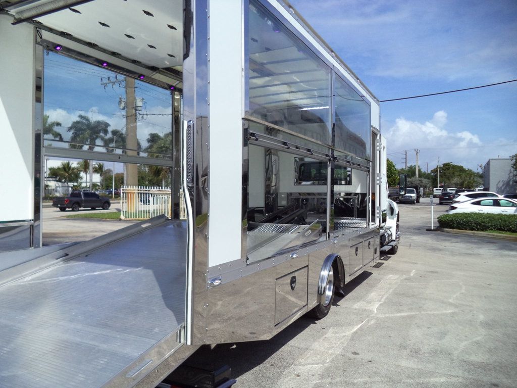 2027 International MV607 Crew Cab w/ JerrDan 22ft Enclosed Clear Sided TowBox Car Carrier - 23008747 - 52