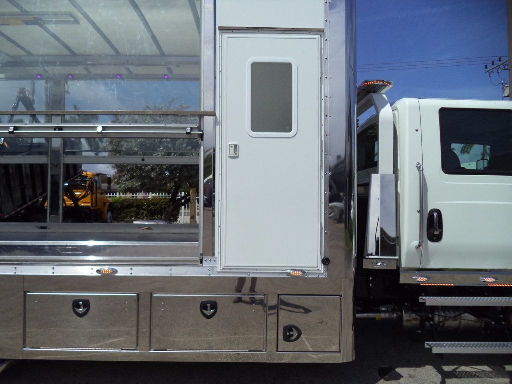 2027 International MV607 Crew Cab w/ JerrDan 22ft Enclosed Clear Sided TowBox Car Carrier - 23008747 - 68