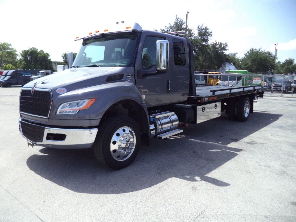 2027 International MV607 Extended Cab w/ 22' JerrDan Car Carrier 6 Ton Low Pro Wide Rollback - 23051042 - 11
