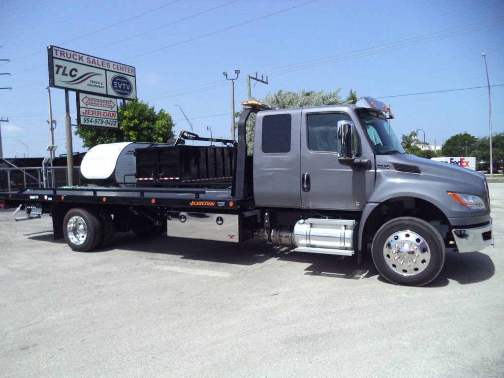 2027 International MV607 Extended Cab w/ 22' JerrDan Car Carrier 6 Ton Low Pro Wide Rollback - 23051042 - 1