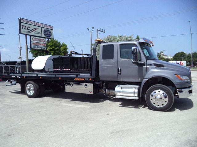 2027 International MV607 Extended Cab w/ 22' JerrDan Car Carrier 6 Ton Low Pro Wide Rollback - 23051042 - 1