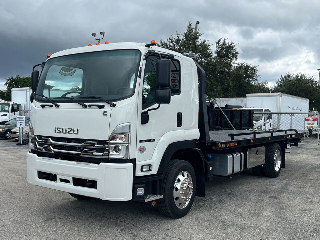 2027 Isuzu FTR w/ 22ft Jerr-Dan Rollback Tow Truck Low Pro Car Carrier - 23086757 - 2