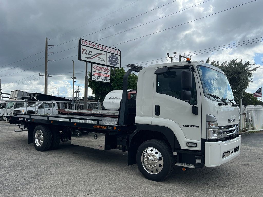 2027 Isuzu FTR w/ 22ft Jerr-Dan Rollback Tow Truck Low Pro Car Carrier - 23086757 - 3