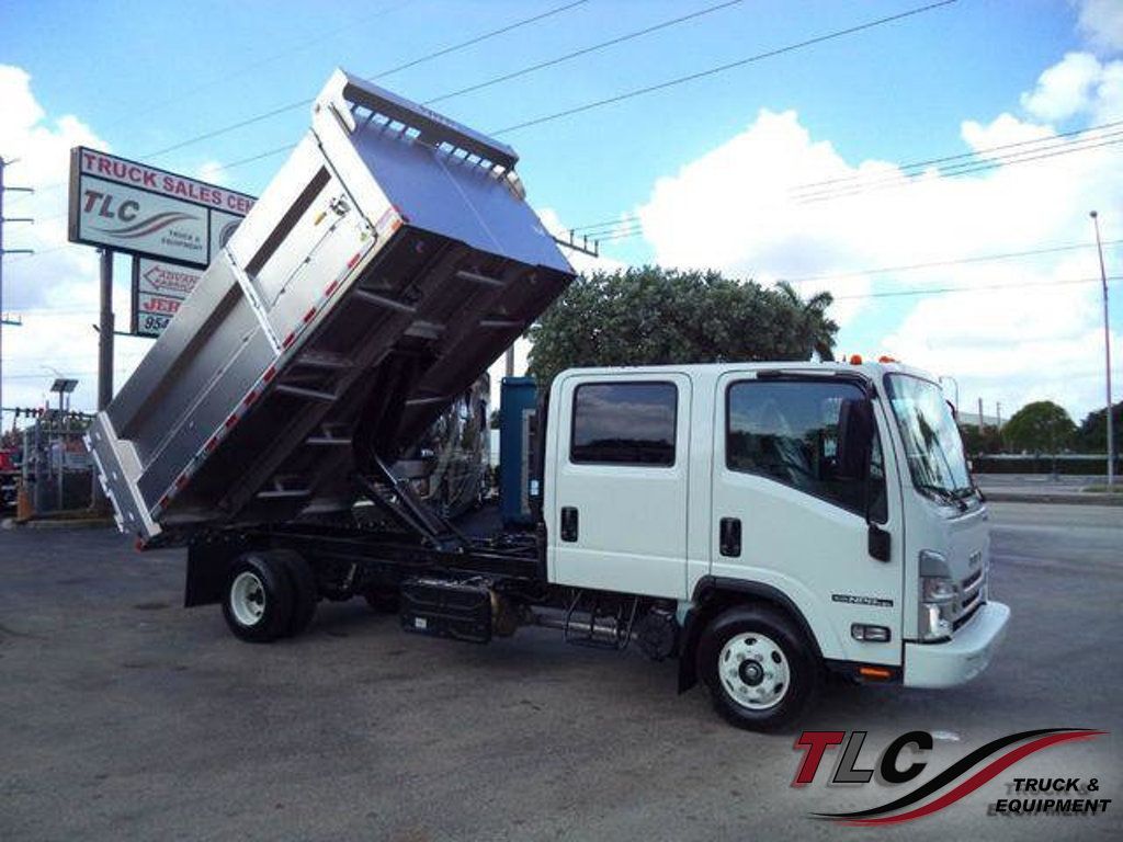 2027 Isuzu NPR HD 14ft Alum Dump Truck Landscape Crewcab - 21863416 | Video 1