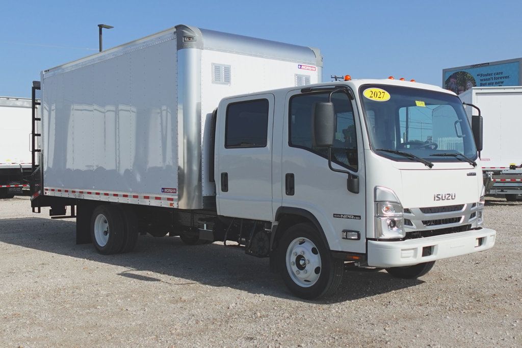 2027 Isuzu NPR HD (16ft Vanscaper w/ Split Ramps) - 23057509 - 1