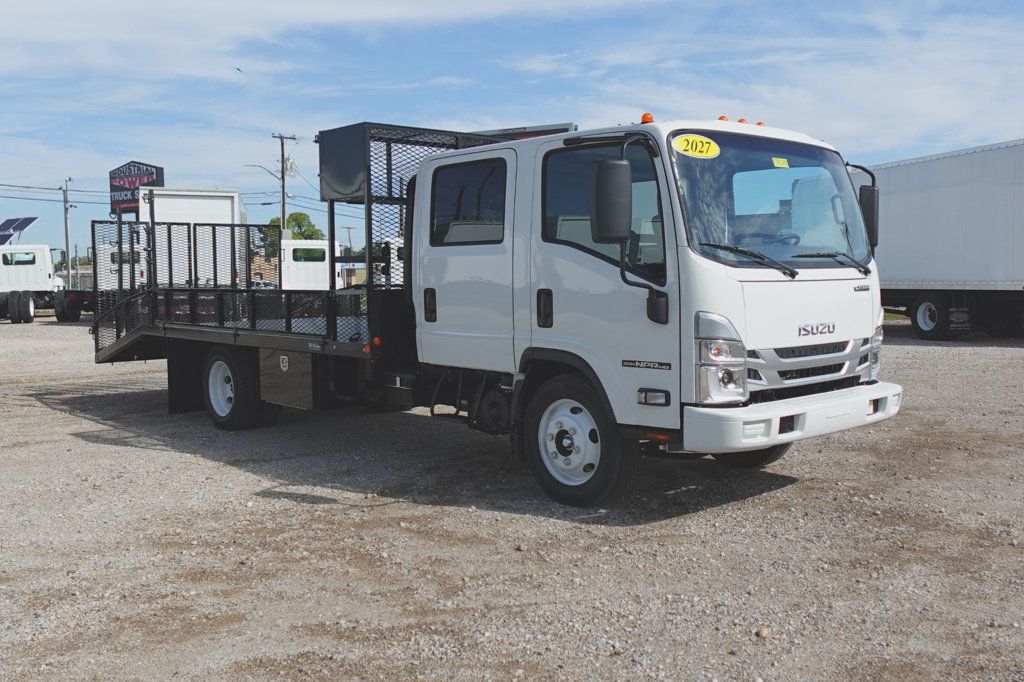 2027 Isuzu NPR HD (19ft Landscape Truck with Split Ramps) - 23031124 - 1