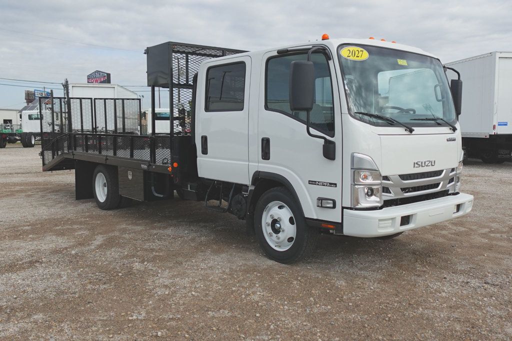 2027 Isuzu NPR HD (19ft Landscape Truck with Split Ramps) - 23031130 - 1