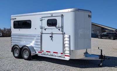 2027 Shadow 2 Horse KingPro Straight Load with Side Ramp