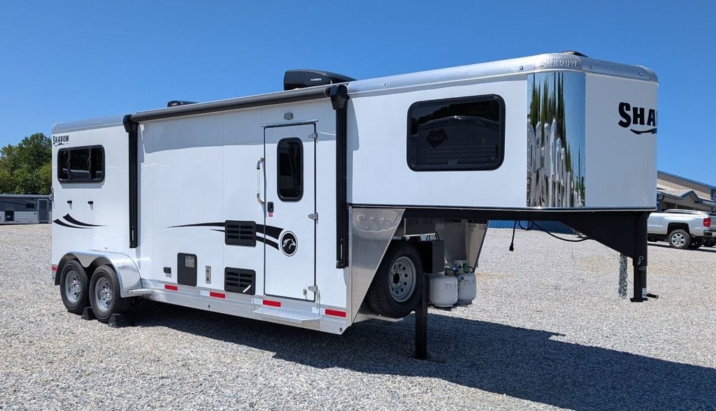 2027 Shadow 2 Horse Slant 9' Living Quarters w/ Slide  - 23034796 - 0