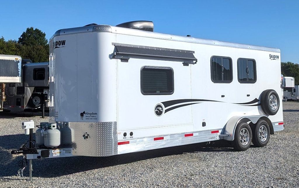 2027 Shadow 2 Horse Slant Bumper Pull Living Quarters w/ Slide  - 23100953 - 0
