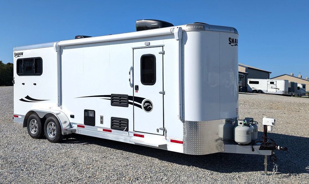 2027 Shadow 2 Horse Slant Bumper Pull Living Quarters w/ Slide  - 23100953 - 1