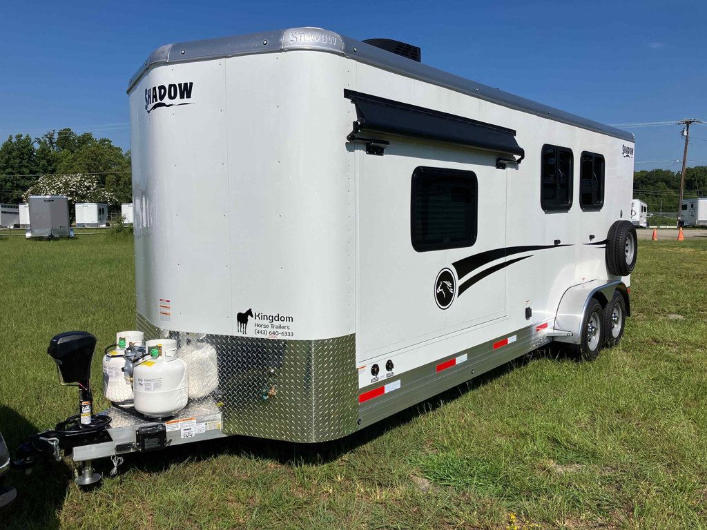 2027 Shadow 2 Horse Slant Bumper Pull Living Quarters w/ Slide  - 23068508 - 1