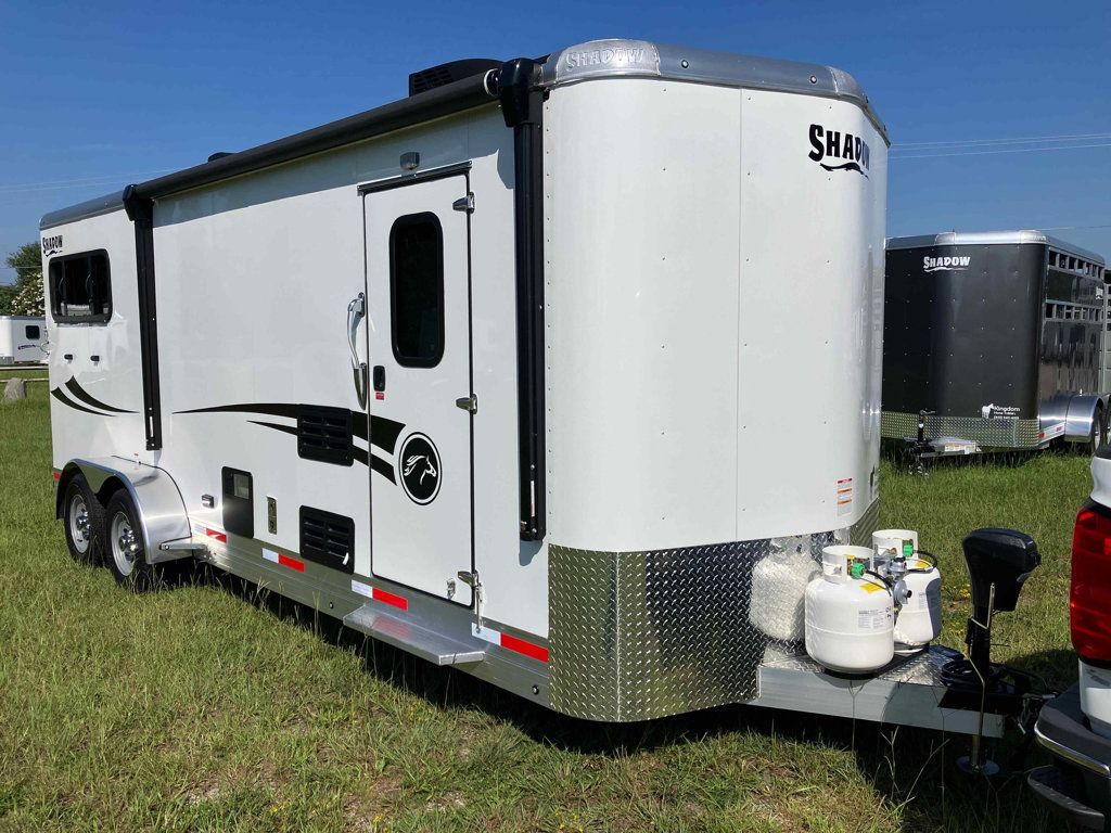 2027 Shadow 2 Horse Slant Bumper Pull Living Quarters w/ Slide  - 23068509 - 1