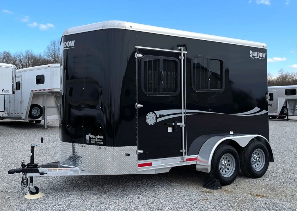 2027 Shadow 2 Horse Slant with Drop Feed Windows & Escape Door  - 23057336 - 2