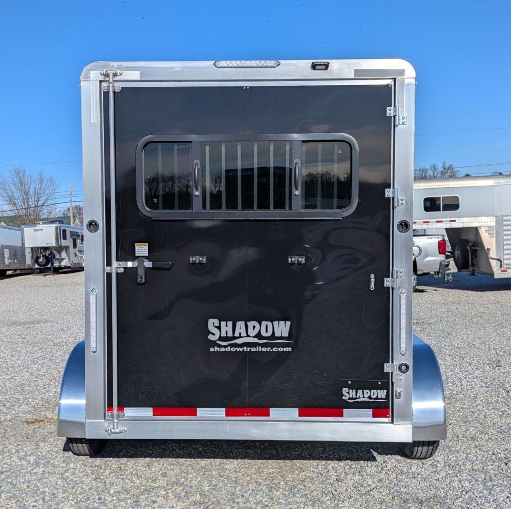 2027 Shadow 2 Horse Slant with Drop Feed Windows & Escape Door  - 23057336 - 3
