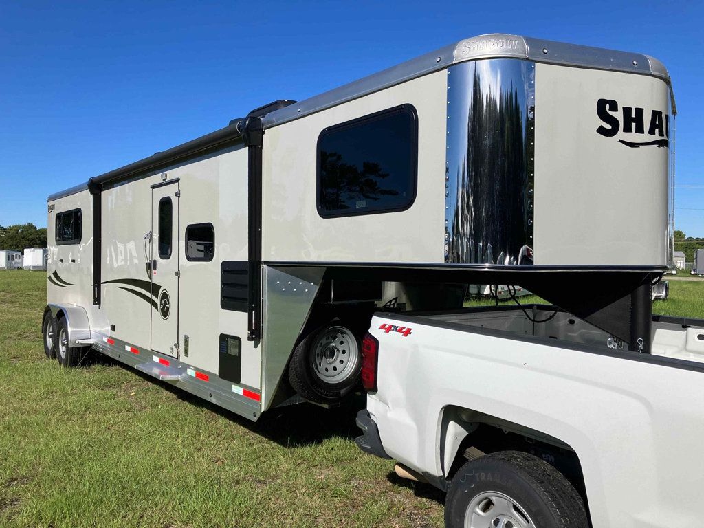 2027 Shadow 3 Horse Slant 10'6 Living Quarters w/ Slide  - 23087165 - 0