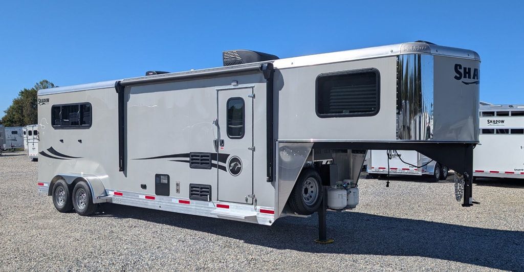 2027 Shadow 3 Horse Slant 9' Living Quarters with Slide  - 23091750 - 0