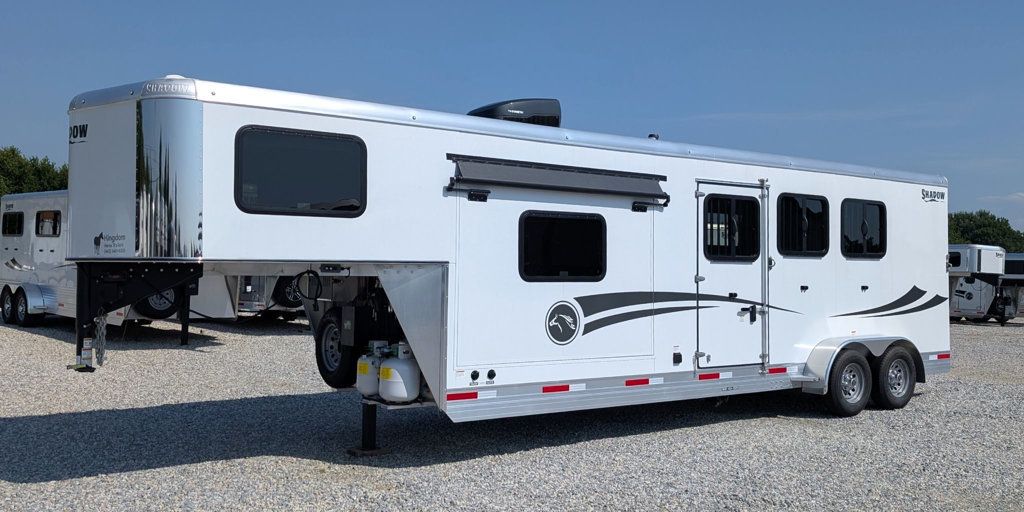 2027 Shadow 3 Horse Slant 9' Living Quarters with Slide  - 23099585 - 1
