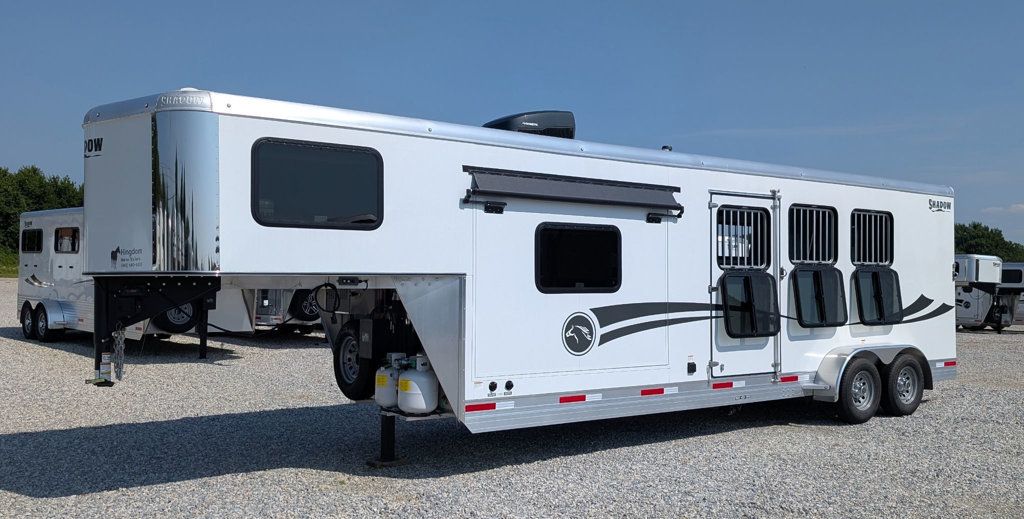 2027 Shadow 3 Horse Slant 9' Living Quarters with Slide  - 23099585 - 2