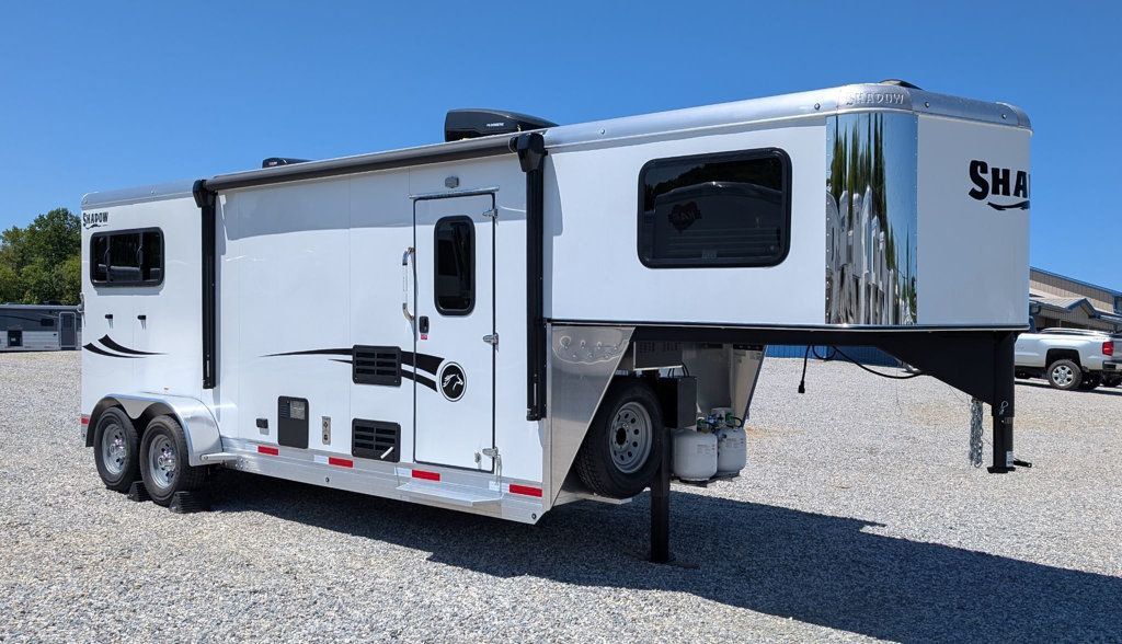 2027 Shadow 3 Horse Slant 9' Living Quarters with Slide  - 23064315 - 1