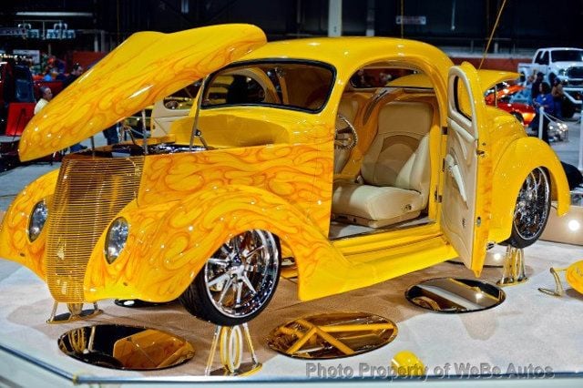 1936 Ford 3 Window Not-So-Mellow Yellow Coupe For Sale - 16951976 - 0