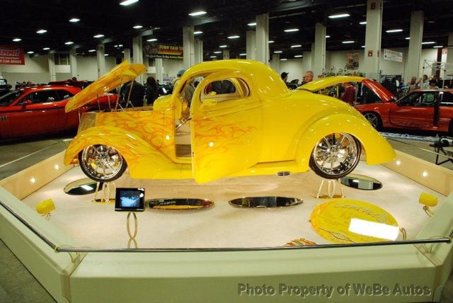 1936 Ford 3 Window Not-So-Mellow Yellow Coupe For Sale - 16951976 - 4