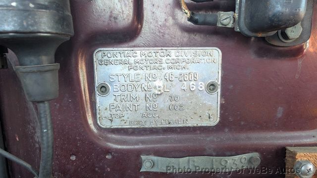 1946 Pontiac Streamliner Six Sedan For Sale - 22873334 - 88