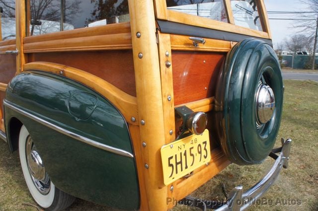 1948 Ford Super Deluxe Woodie Wagon For Sale - 22461763 - 15