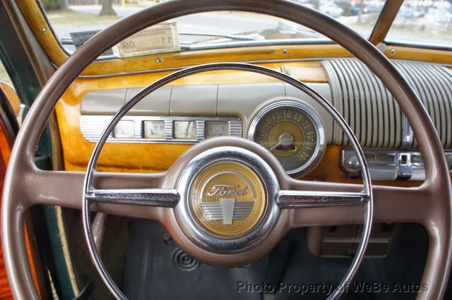 1948 Ford Super Deluxe Woodie Woody Wagon For Sale - 22461763 - 52