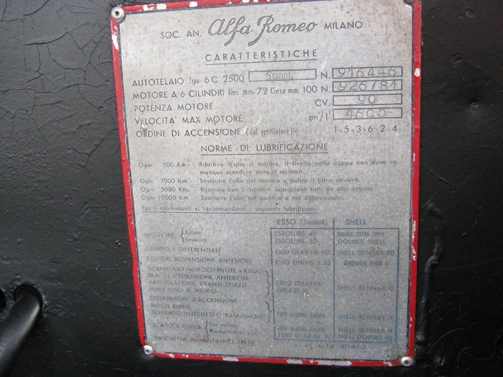 1949 Alfa Romeo 6C 2500 For Sale - 21978109 - 79