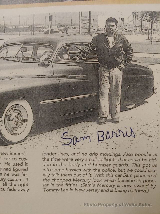 1949 Mercury Series 9CM Black Bullet Led Sled For Sale  - 22945637 - 50
