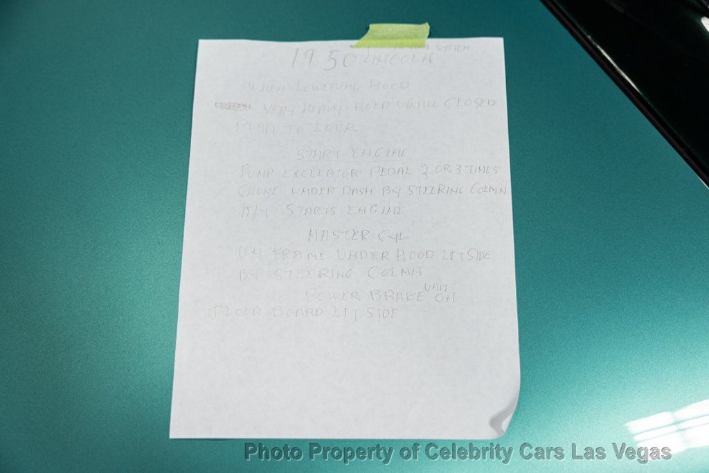 1950 Lincoln EL-Series sport sedan  - 22995870 - 77