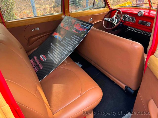 1951 Chevrolet Custom Woody Wagon Tin Woody Fuel injected Vortec V-8 engine, A/C - 22788633 - 11