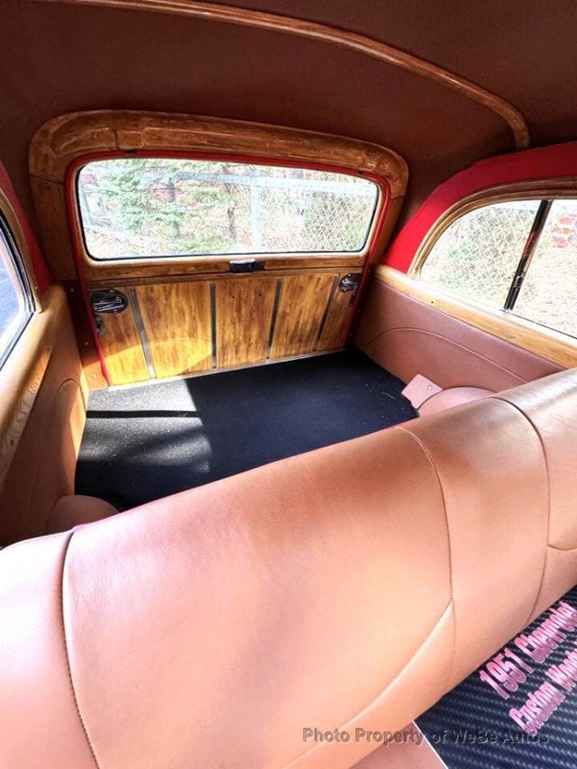 1951 Chevrolet Custom Woody Wagon Tin Woody Fuel injected Vortec V-8 engine, A/C - 22788633 - 15