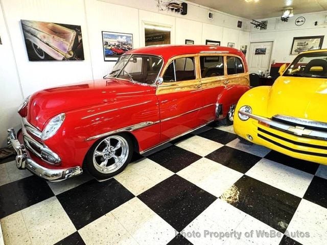 1951 Chevrolet Custom Woody Wagon Tin Woody Fuel injected Vortec V-8 engine, A/C - 22788633 - 1