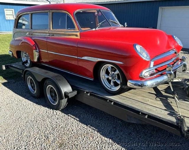 1951 Chevrolet Custom Woody Wagon Tin Woody Fuel injected Vortec V-8 engine, A/C - 22788633 - 2