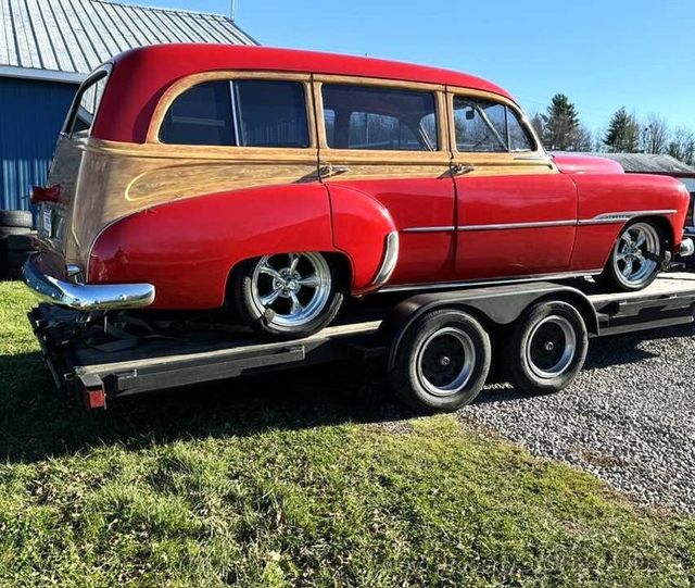 1951 Chevrolet Custom Woody Wagon Tin Woody Fuel injected Vortec V-8 engine, A/C - 22788633 - 4
