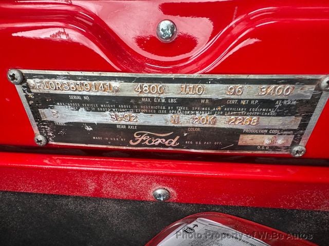 1953 Ford F100 Pickup For Sale - 23029869 - 28